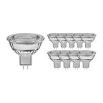 Multipack 10x Noxion Faretti LED GU5.3 MR16 7.5W 621lm 60D - 840 Bianco Freddo | Dimmerabile - Sostitutiva 50W