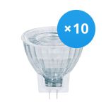 Multipack 10x Ledvance Performance Faretti LED Riflettore GU4 MR11 2.8W 184lm 36D - 927 Bianco Molto Caldo | Miglior resa cromatica - Dimmerabile - Sostitua 20W