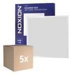 Multipack 5x Noxion Pannello A LED Ecowhite V4.0 28W 3360lm - 830-840-865 CCT | 60x60cm - UGR <19 - Philips driver