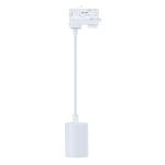 Noxion Luce A Binario Luce Pendente 3 Fasi Aluminium Bianca | Adatto per 1x GU10