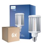 Multipack 6x Philips TrueForce LED E27 HPL Chiara 42W 5700lm 360D - 830 Luce Calda | Sostitutiva 125W