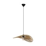Eglo Luce Pendente Siruela Acciaio Nero | IP20 - Adatto per 1x E27 