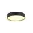 SLV Decona 30 Luce da soffitto Aluminium Nero Il Giro 17W 1760lm - 930-940 CCT | IP44 - Miglior Resa Cromatica - Dimmerabile 