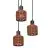 Ledvance Decor Luce Pendente Marrone | Adatto per 3x E27