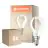 Multipack 6x Osram Classic LED E14 Sferica Filamento Chiara 5.5W 806lm - 827 Bianco Molto Caldo | Dimmerabile - Sostitutiva 60W