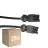 Multipack 25x Noxion GST - Compatibile Cavo di prolunga Nero - Maschio + Femmina - 3m - 3 pole 1,5mm2
