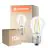 Multipack 10x Ledvance Classic LED E27 Pera Filamento Chiara 1W 136lm - 827 Bianco Molto Caldo | Sostitutiva 15W