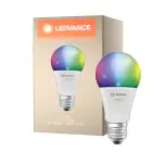 Ledvance Smart+ Wifi E27 Pera Classic 9W 806lm - 827-865 Regolabile Bianca | RGBW - Dimmerabile - Sostitutiva 60W