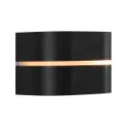 Nordlux Sibelis Luce Da Parete Aluminium Nero | IP44 - Adatto per E27