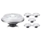 Multipack 6x Philips MASTER LED Faretti G53 AR111 10.8W 620lm 24D - 930 Luce Calda | Miglior resa cromatica - Dimmerabile - Sostitutiva 50W