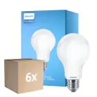 Multipack 6x Philips Corepro LED Bulbo E27 Pera Ghiaccio 17.5W 2452lm - 840 Bianco Freddo | Sostitutiva 150W