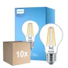 Multipack 10x Philips Corepro LED Bulbo E27 Pera Chiara 8.5W 1055lm - 840 Bianco Freddo | Sostitutiva 75W