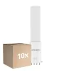 Multipack 10x Noxion Lucent PL-S LED  4.3W - 827 Bianco Molto Caldo | 4-Pin - Sostitutiva 9W