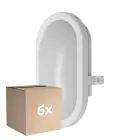 Multipack 6x Ledvance Bulkhead LED Bianca 11W - 840 