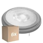 Multipack 6x Ledvance Superior Faretti LED Riflettore G53 AR111 11.7W 800lm 24D - 927 Bianco Molto Caldo | Miglior resa cromatica - Dimmerabile - Sostitua 75W