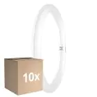 Multipack 10x Osram Tubo LED T9 Circolare (EM/Mains) 18.3W 2000lm - 830 Luce Calda | Sostitutiva 32W