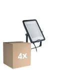 Multipack 4x Philips Proiettore LED Ledinaire BVP169 150W 18000lm 110D - 830-865 CCT | IP65 - Simmetrico 