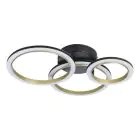 Eglo Luce da soffitto Calliera Acciaio Nero, Ottone 20W 2500lm - 830 Luce Calda -  | Dimmerabile